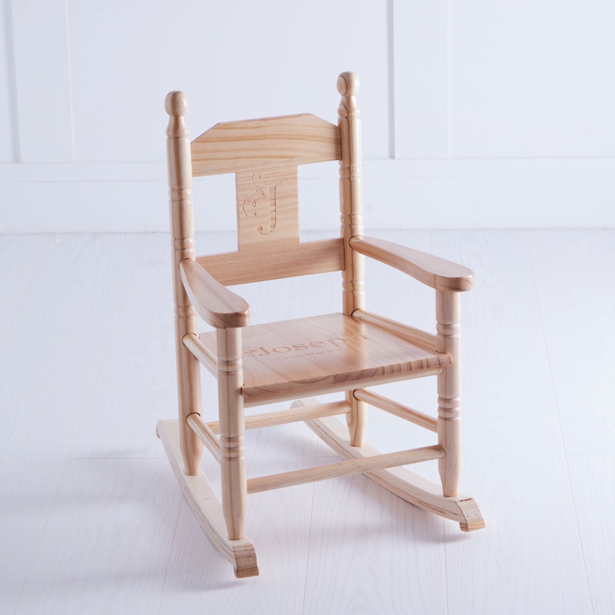 Personalised Traditional Wooden Rocking Chair