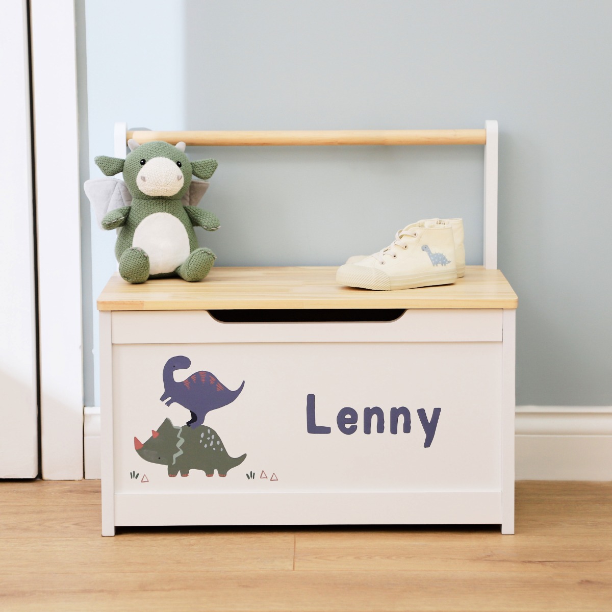 Personalised Dinosaur Toy Bench