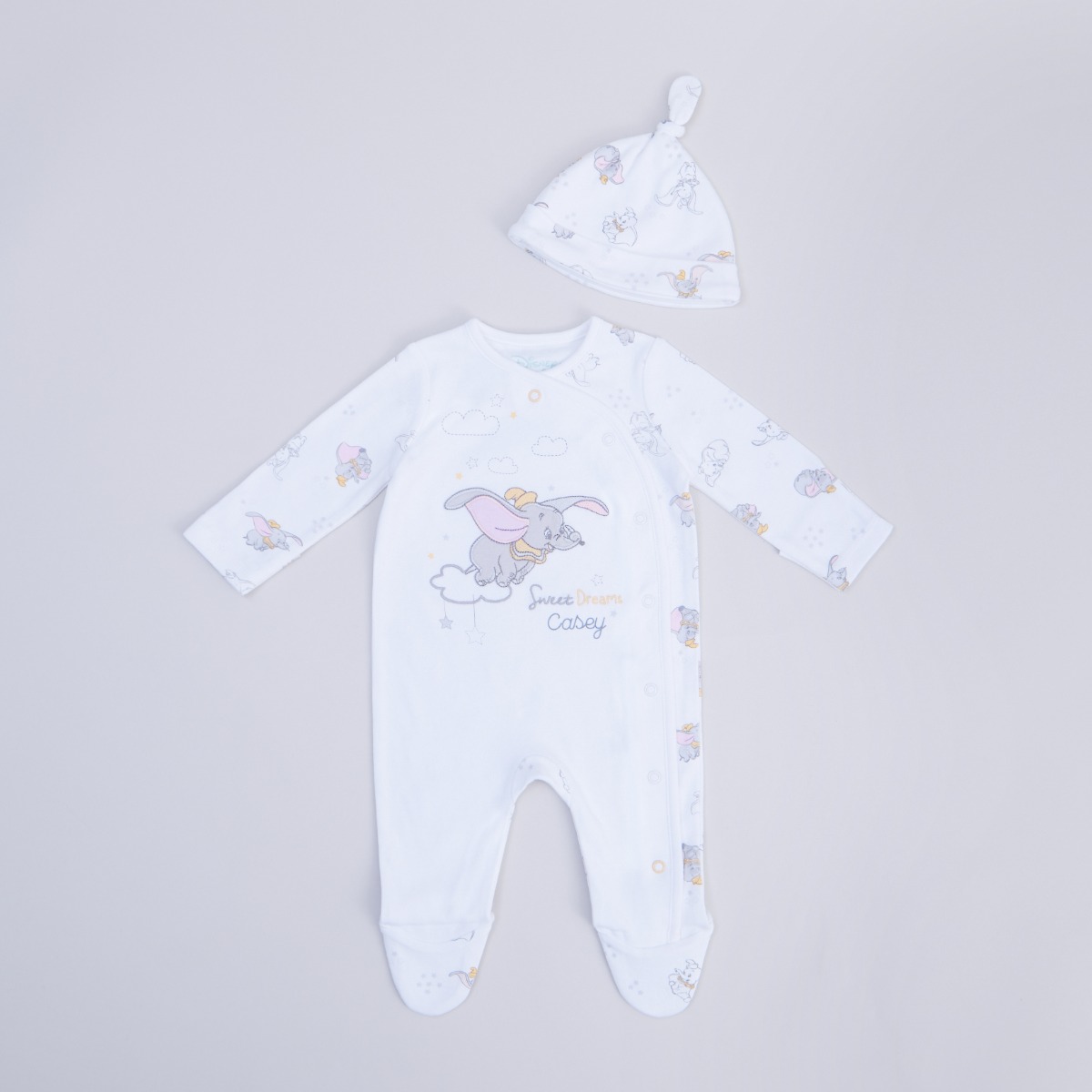 Personalised Disney Dumbo Baby Sleepwear Set