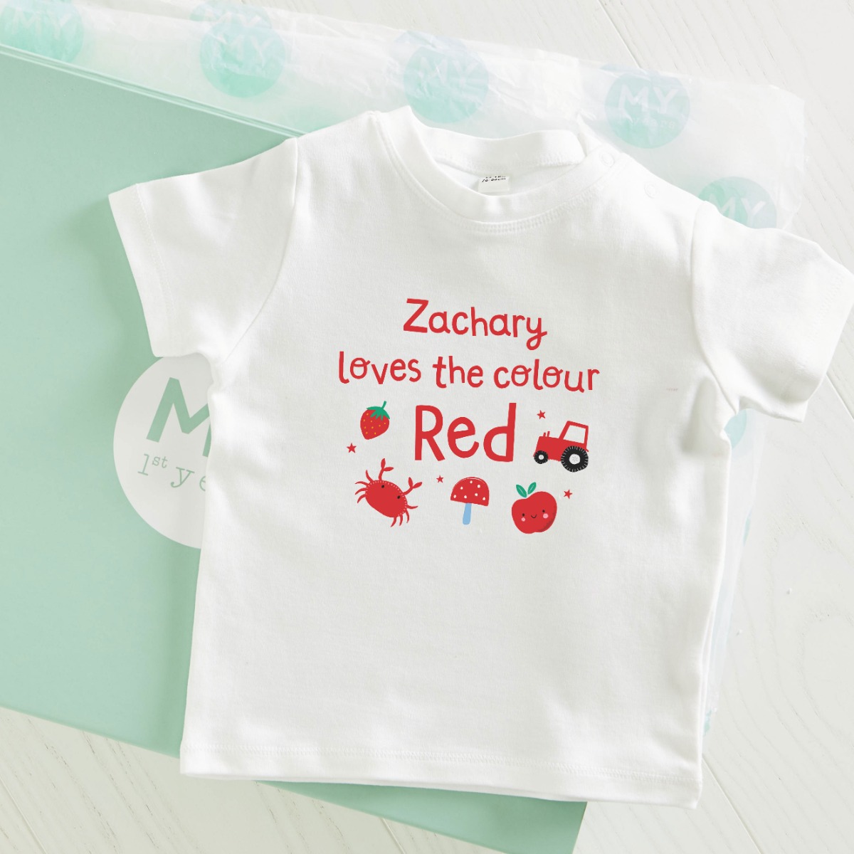 Personalised Loves Red T-Shirt
