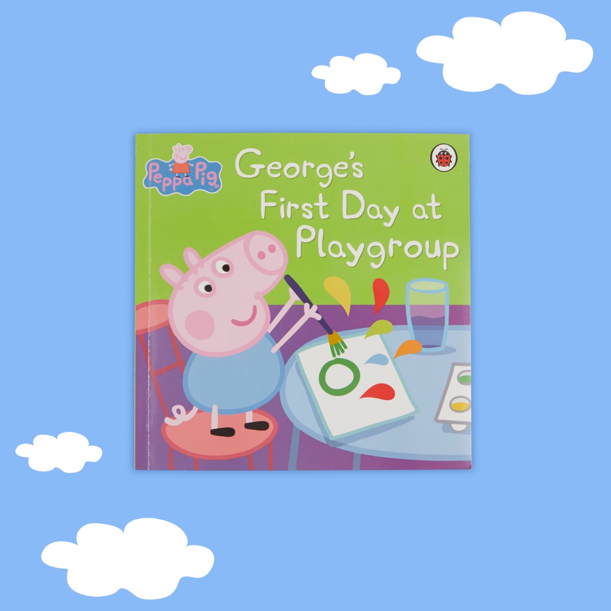 Image of Personalised Peppa Pig George’s First Day at Playgroup Paperback Book