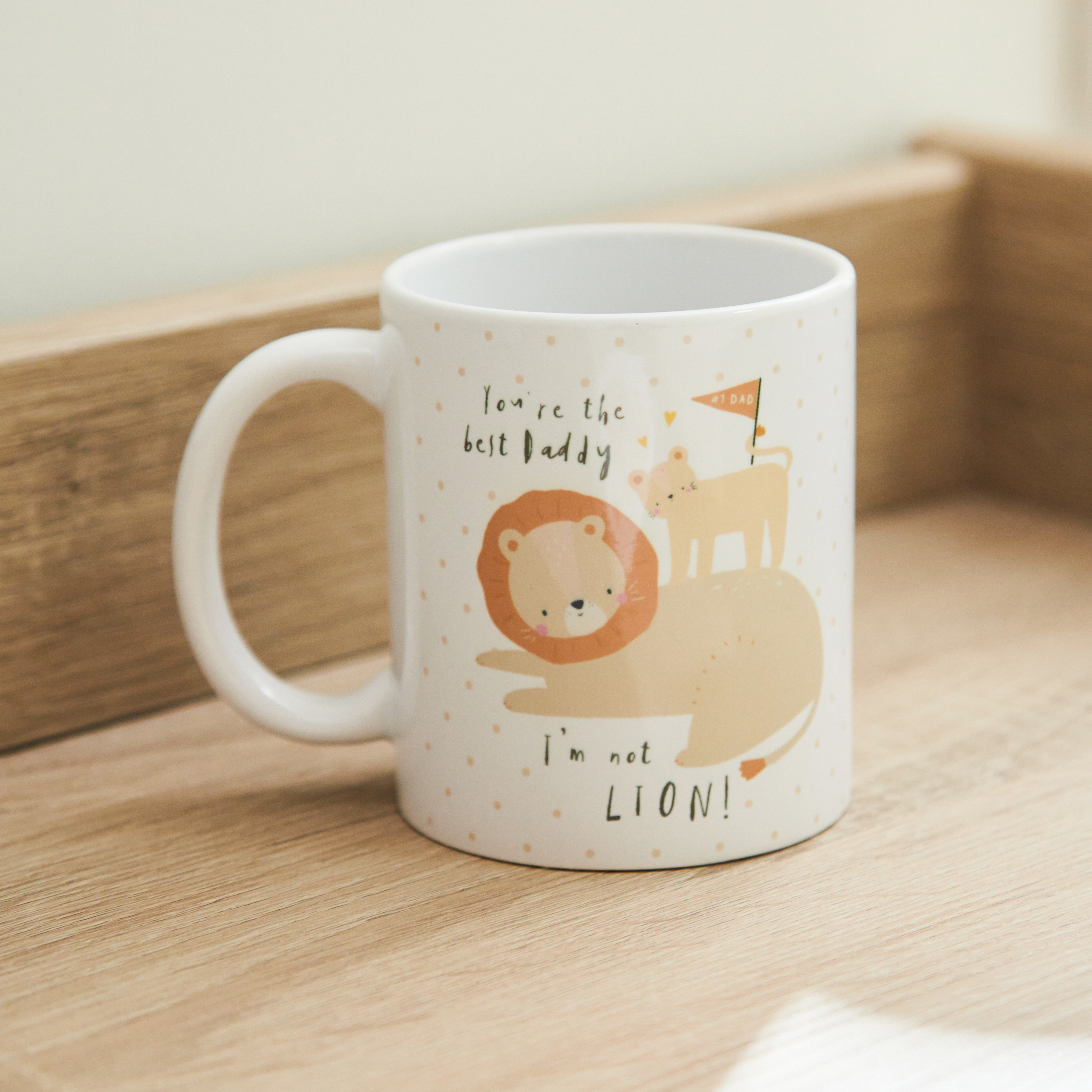 Personalised The Best Daddy Lion Mug