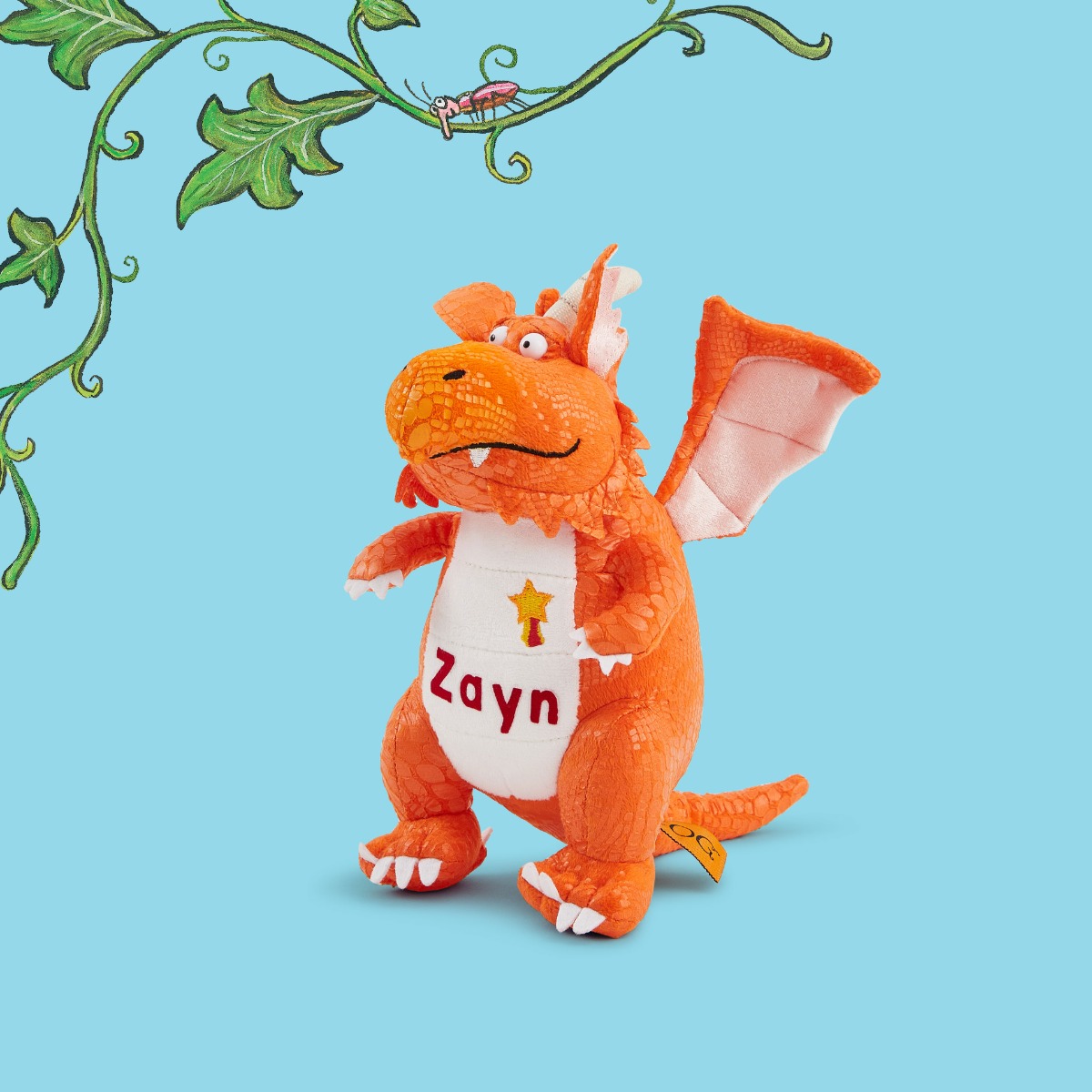 Image of Personalised Zog the Dragon Soft Toy
