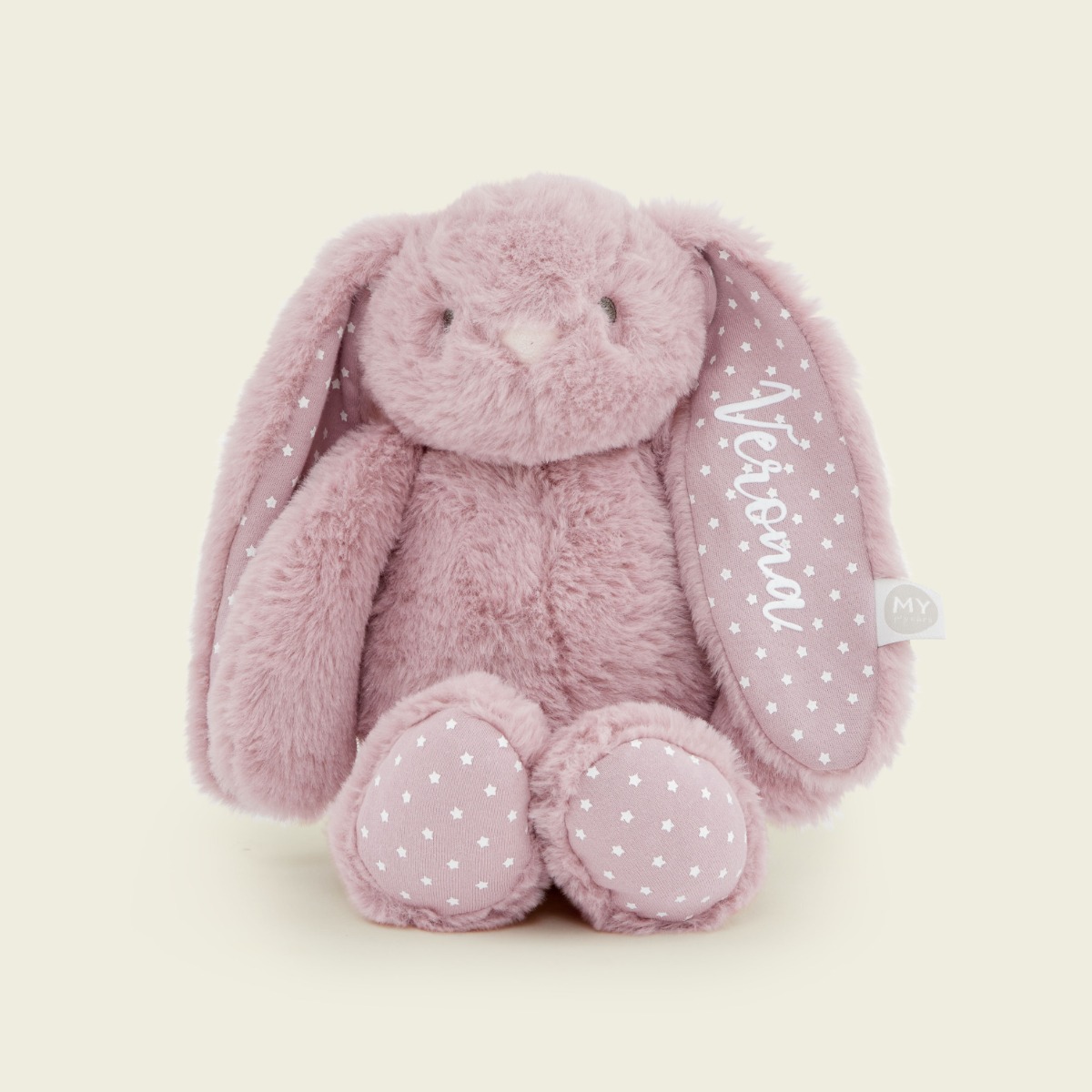 Personalised Mauve Pink Bunny