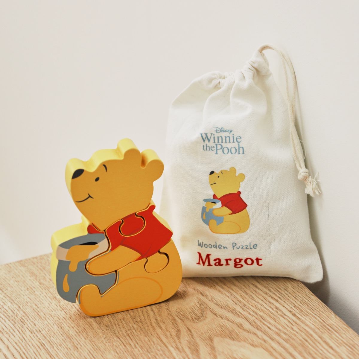 Personalised Winnie The Pooh Wooden Puzzle
