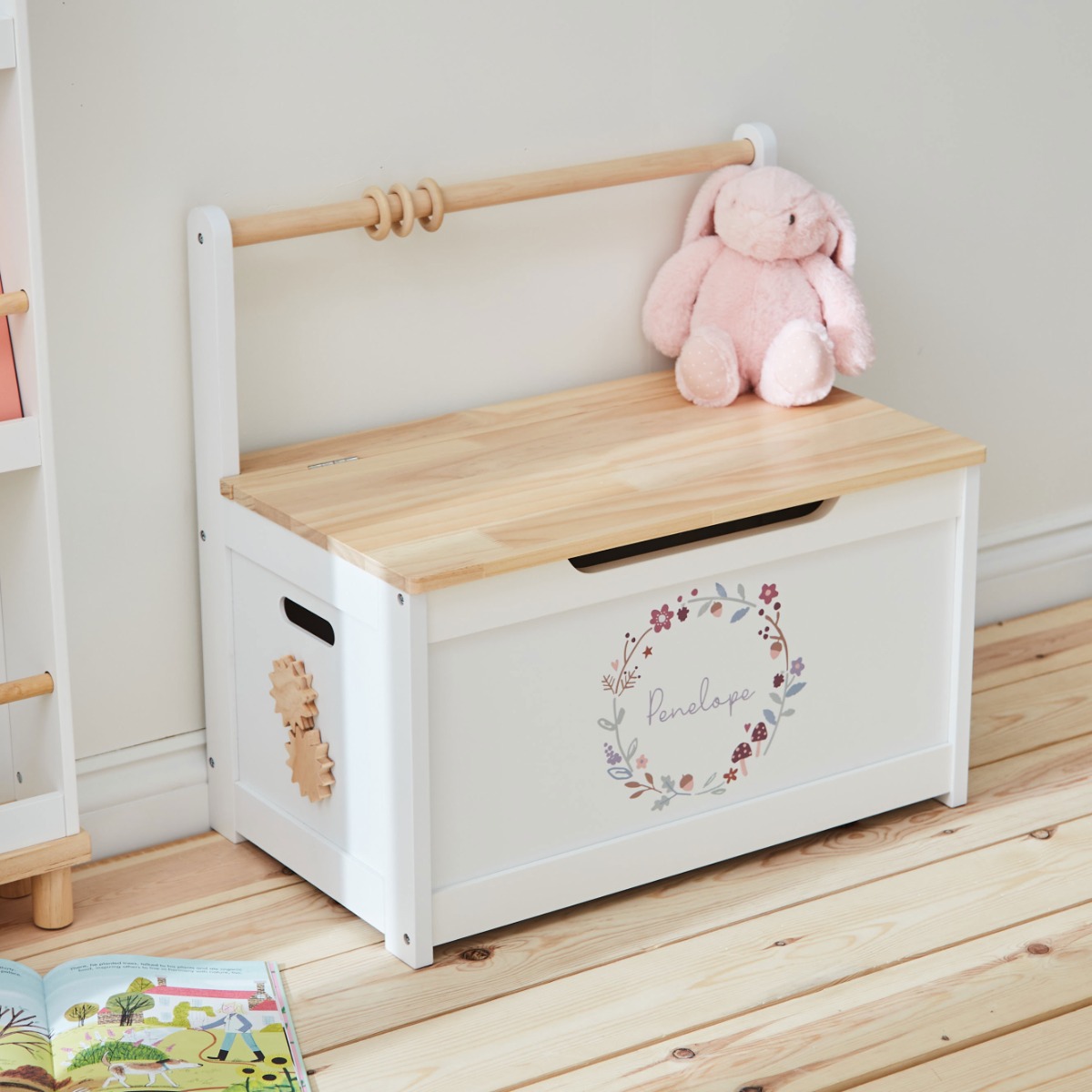 Personalised Wildflowers Activity Bench