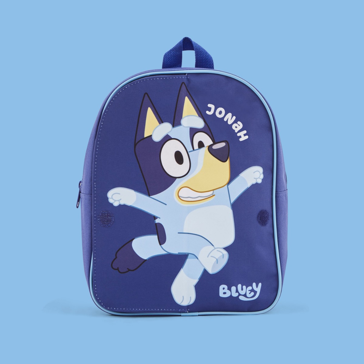 Personalised Flip Front Bluey Backpack