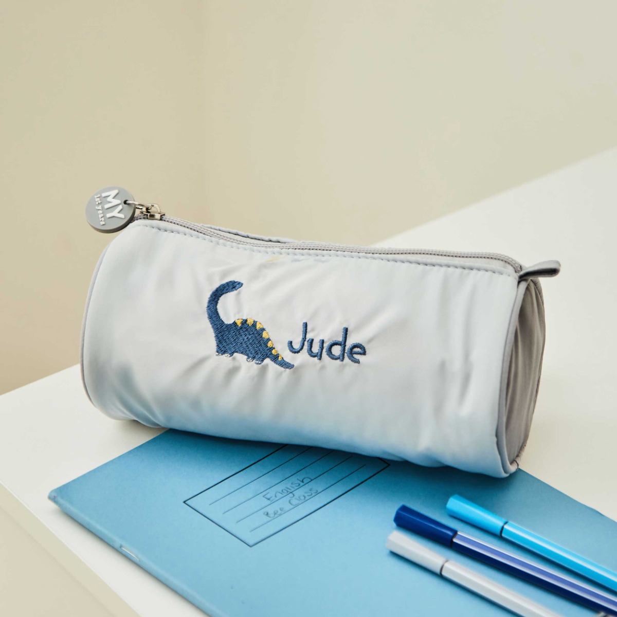 Personalised Dinosaur Embroidered Pencil Case