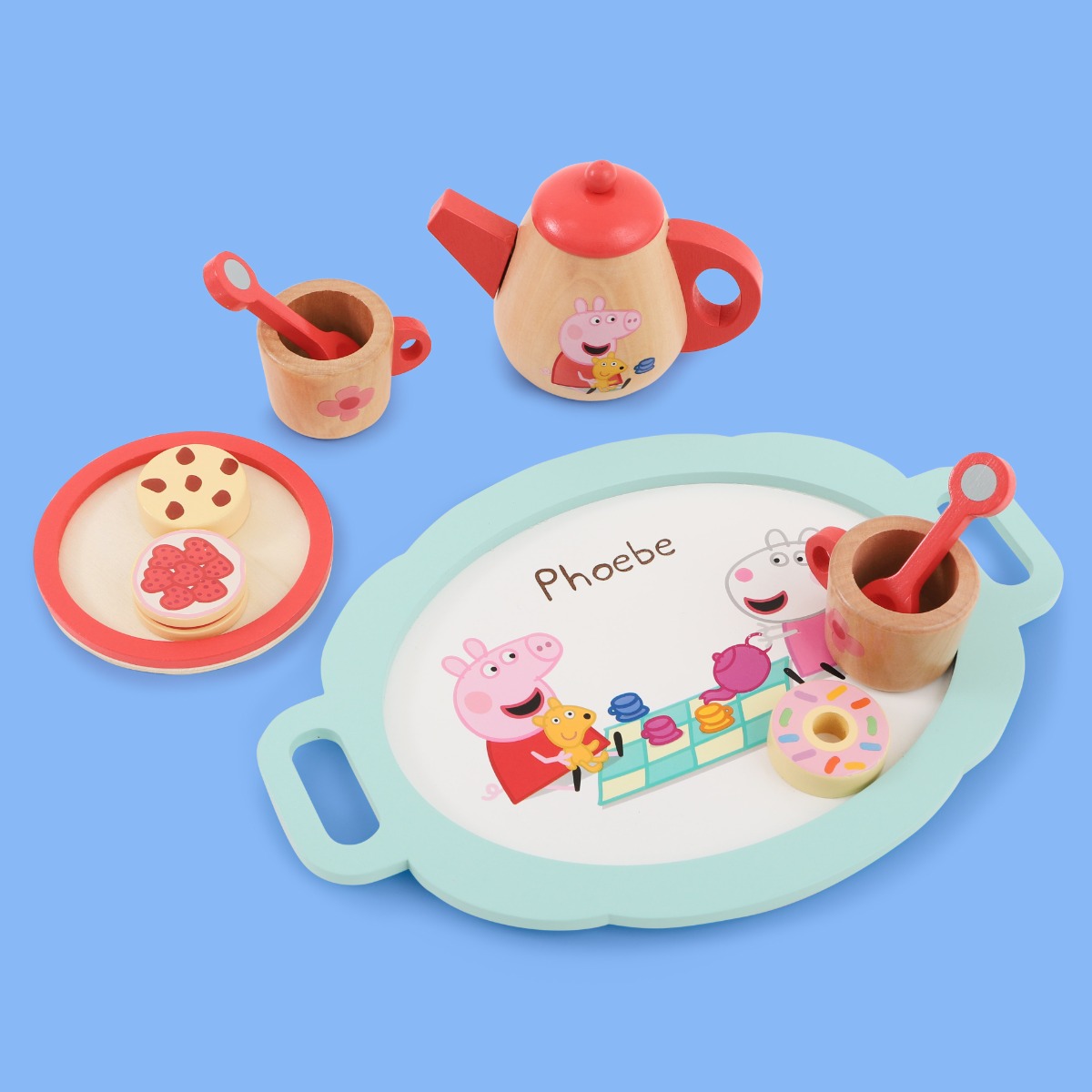 Personalised Peppa Pig Tea Set