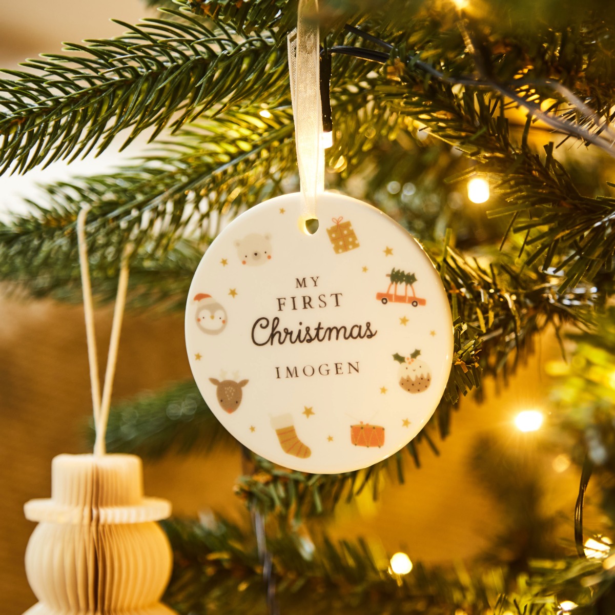Personalised My 1st Christmas Tree Decoration