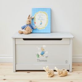 Grey best sale toy chest