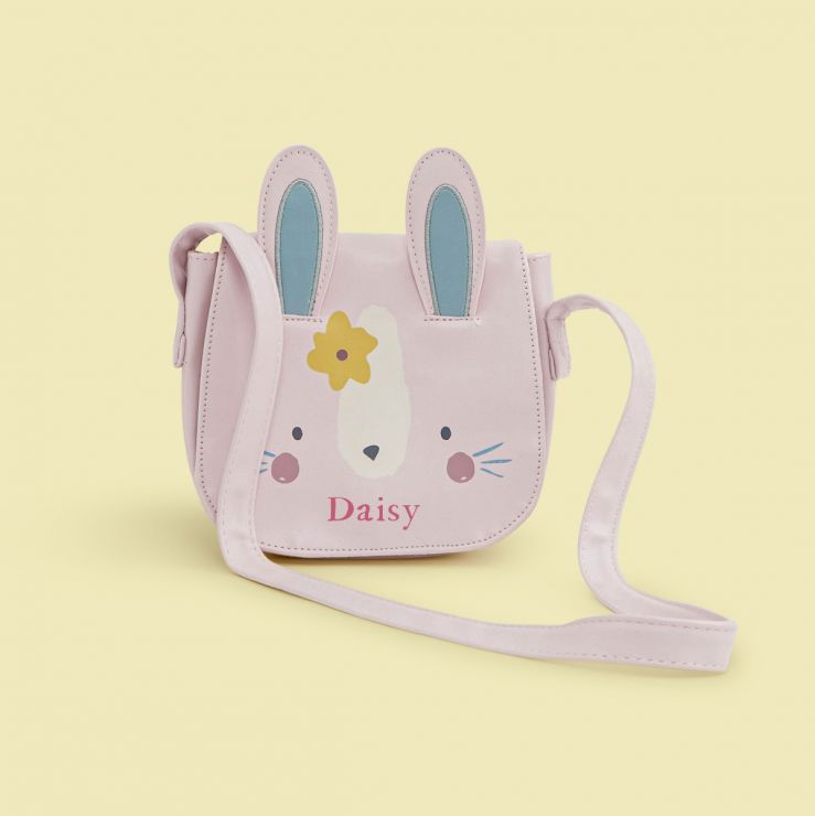 Personalised Pink Bunny Handbag