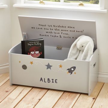 Personalised childrens 2024 toy chest