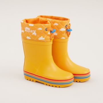 Personalised Yellow Welly Boots