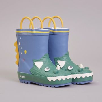 Personalised Dinosaur Welly Boots