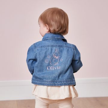 Personalised Prince Princess Larkwood Super Soft Baby Fleece Jacket Top Any Name 