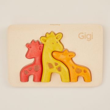 Personalised Plan Toys Giraffe Puzzle