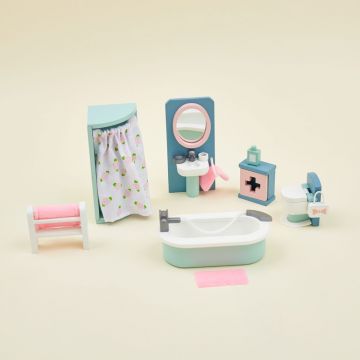 Le Toy Van Daisy Lane Doll's House Bathroom