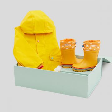Personalised Yellow Rainy Day Gift Set