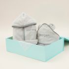 Personalised Splash and Snuggles Gift Set - Grey