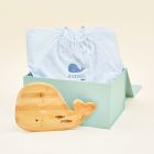 Personalised Little Whale Baby Weaning Gift Set