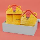 Personalised Little Lion Splash & Snuggle Gift Set