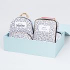 Personalised Polka Dot Mini Backpack and Lunchbag Gift Set