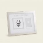 Personalised Born in Born in 2022 Handprint and Photo Frame