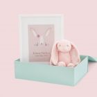 Personalised Pink Bunny Baby Gift Set
