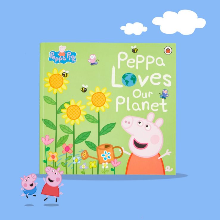 Personalised Peppa Pig Peppa Loves Our Planet Paperback Book