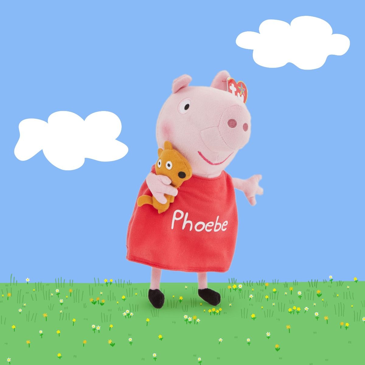 Personalised Ty Toys Peppa Pig Soft Toy