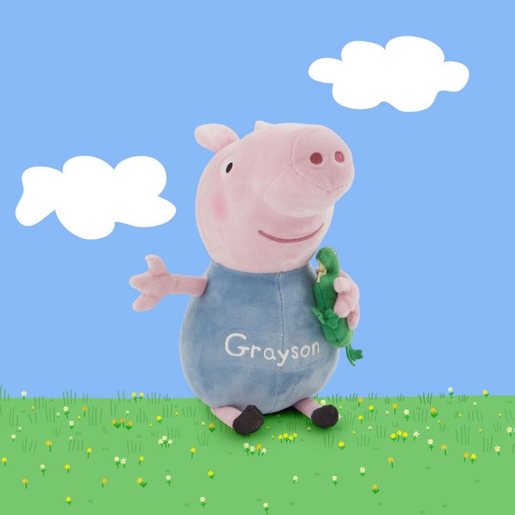 Personalised Ty Toys George Pig Soft Toy