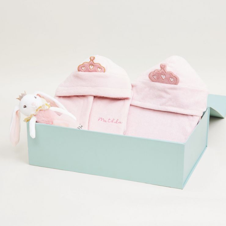 Personalised Fairy Princess Splash, Snuggle & Cuddle Gift Set