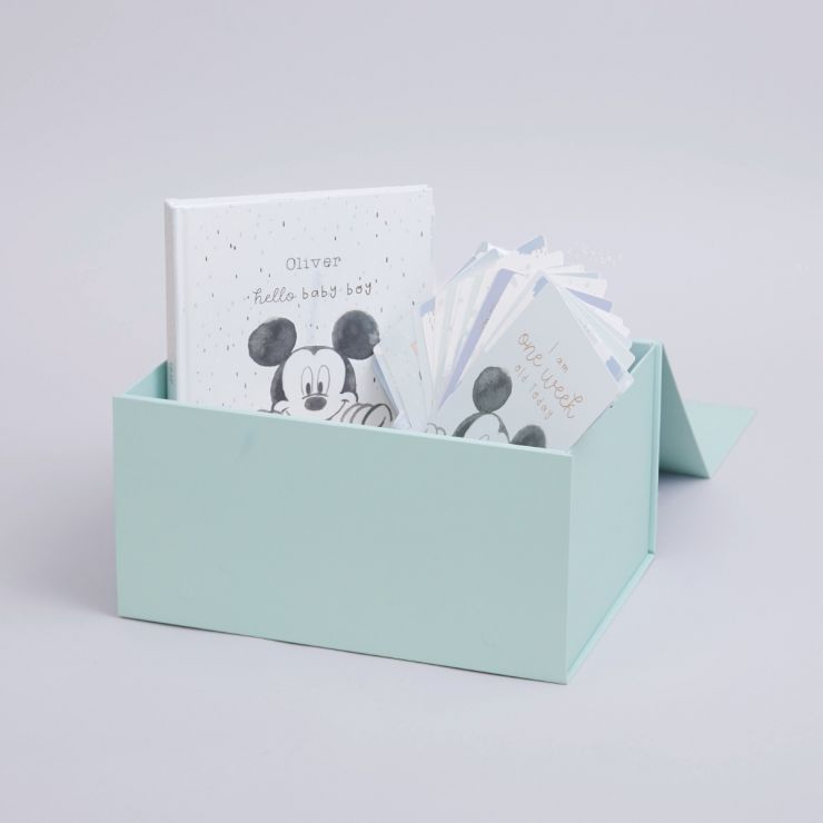Personalised Disney Mickey Mouse Baby Memories Set