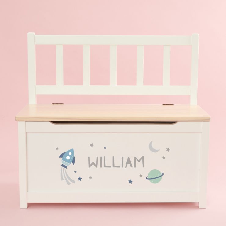 Personalised Rocket Design Toy Bench