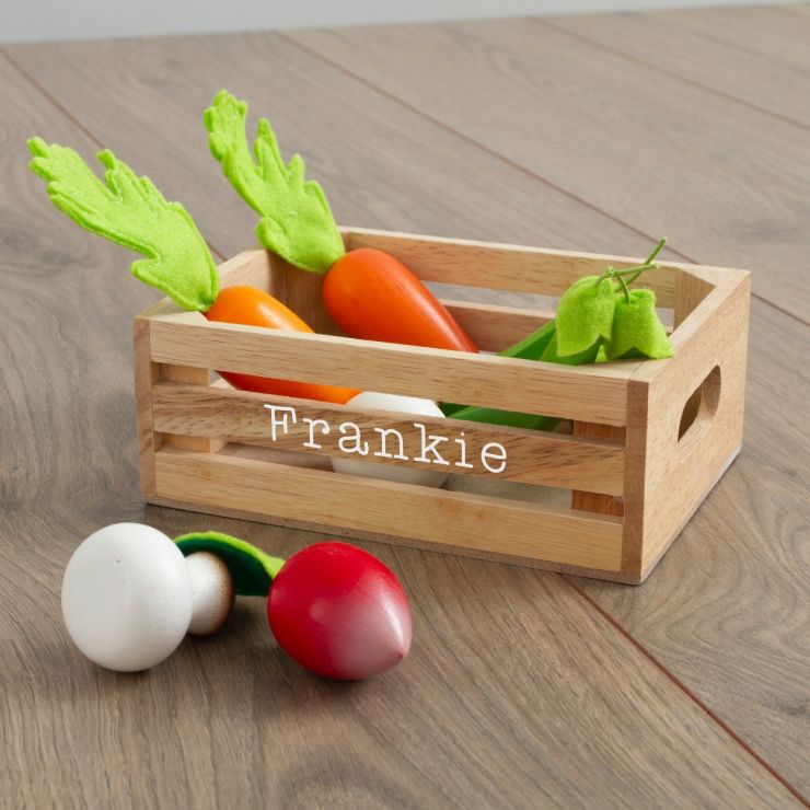 Personalised Le Toy Van 5-a-day Wooden Play Vegetables 