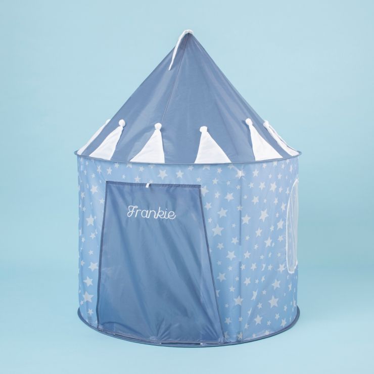 Personalised Blue Star Play Tent