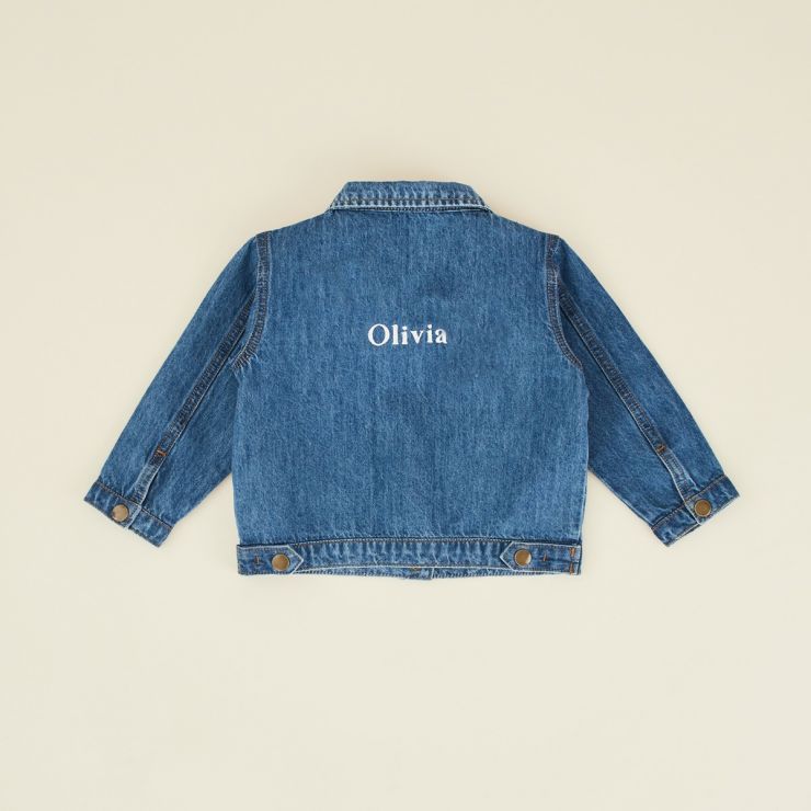 Personalised Blue Children’s Denim Jacket