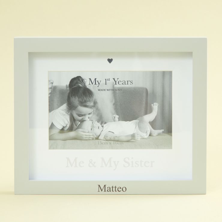 Personalised 'Me & My Sister' Photo Frame