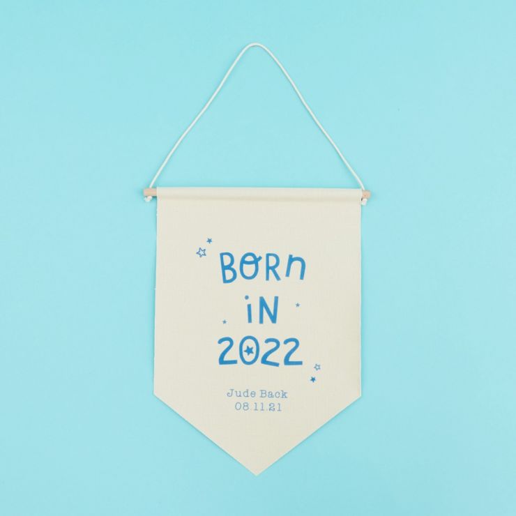 Personalised Born in 2022 Wall Hanging