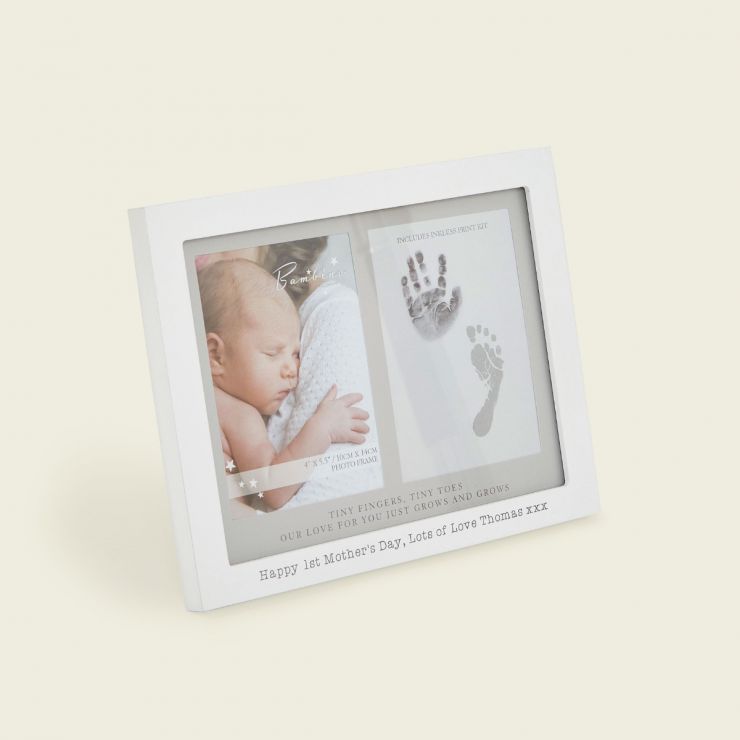 Personalised Happy 1st Mother’s Day Handprint Photo Frame