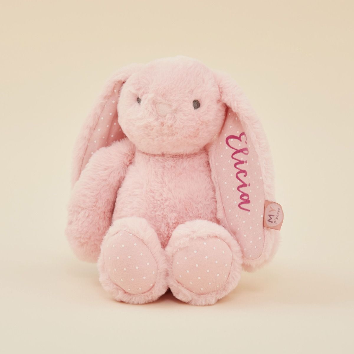 Personalised Pink Bunny Soft Toy