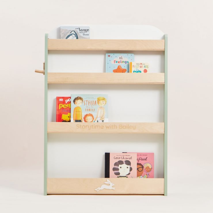 Personalised Tenderleaf Wooden Children’s Bookcase