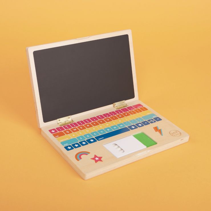 Personalised Children’s Laptop Wooden Toy