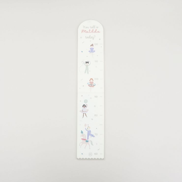 Personalised Little Performer Height Chart