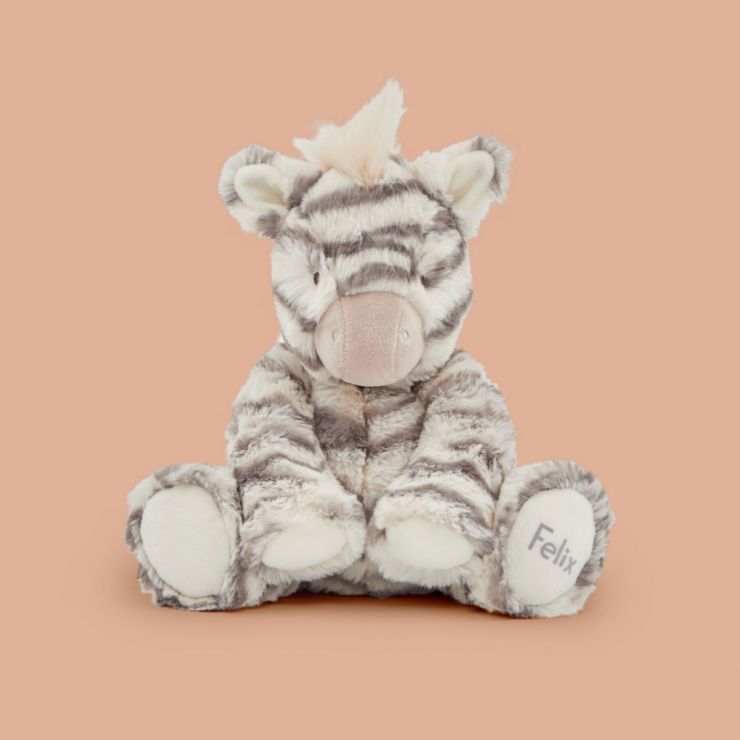 Personalised Zebra Soft Toy
