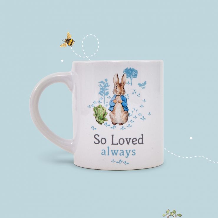 Personalised Peter Rabbit Design Mini Mug