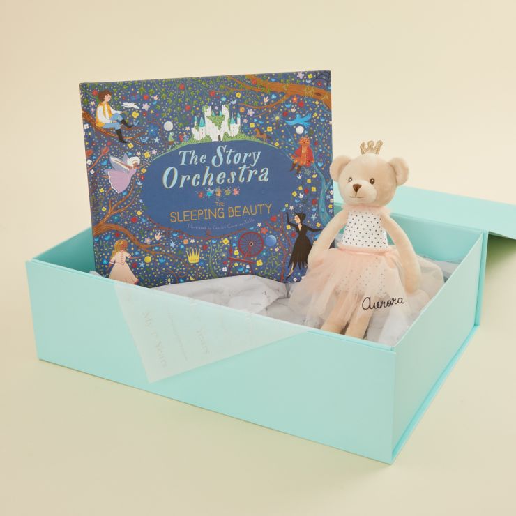 Personalised Sleeping Beauty Musical Story Book and Ballerina Gift Set