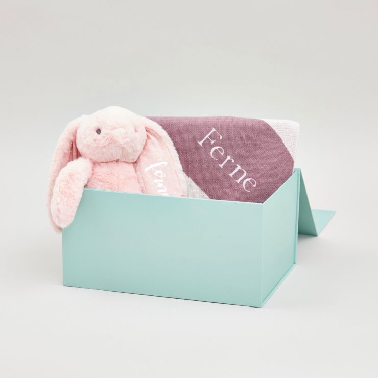 Personalised Cuddly Bunny Gift Set