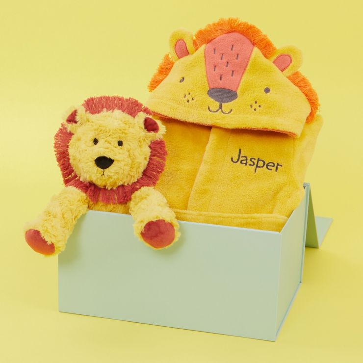 Personalised Goodnight Little Lion Gift Set